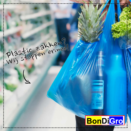 Bondigro Stop met plastic zakjes