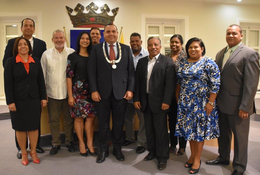 Vier nieuwe leden eilandsraad beëdigd