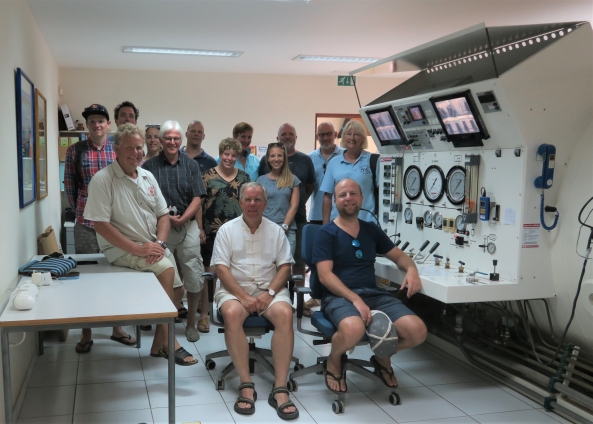 Artsen volgen opleiding duikgeneeskunde op Bonaire